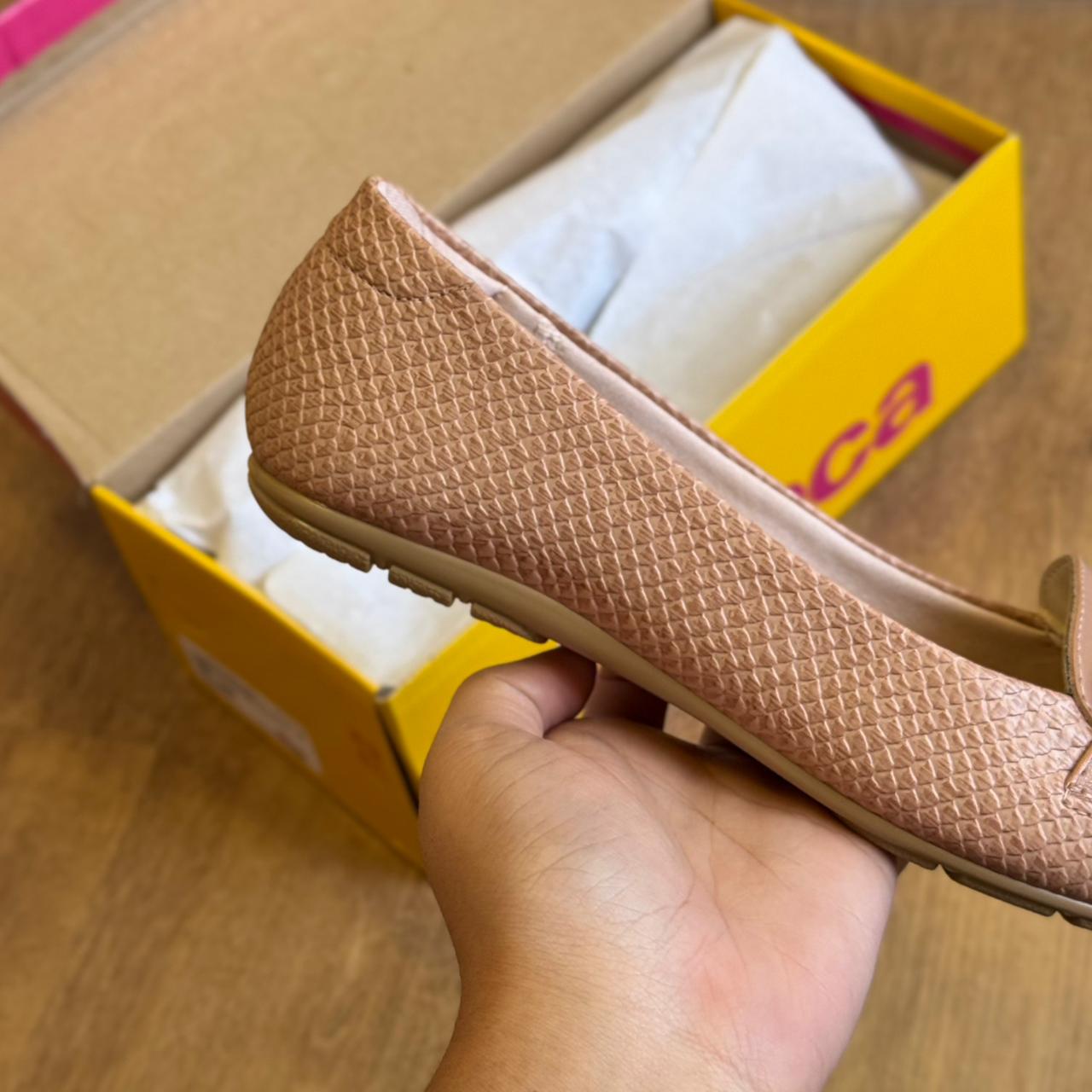 Sapatilha Moleca Detalhe Simples Dourado 5800.115