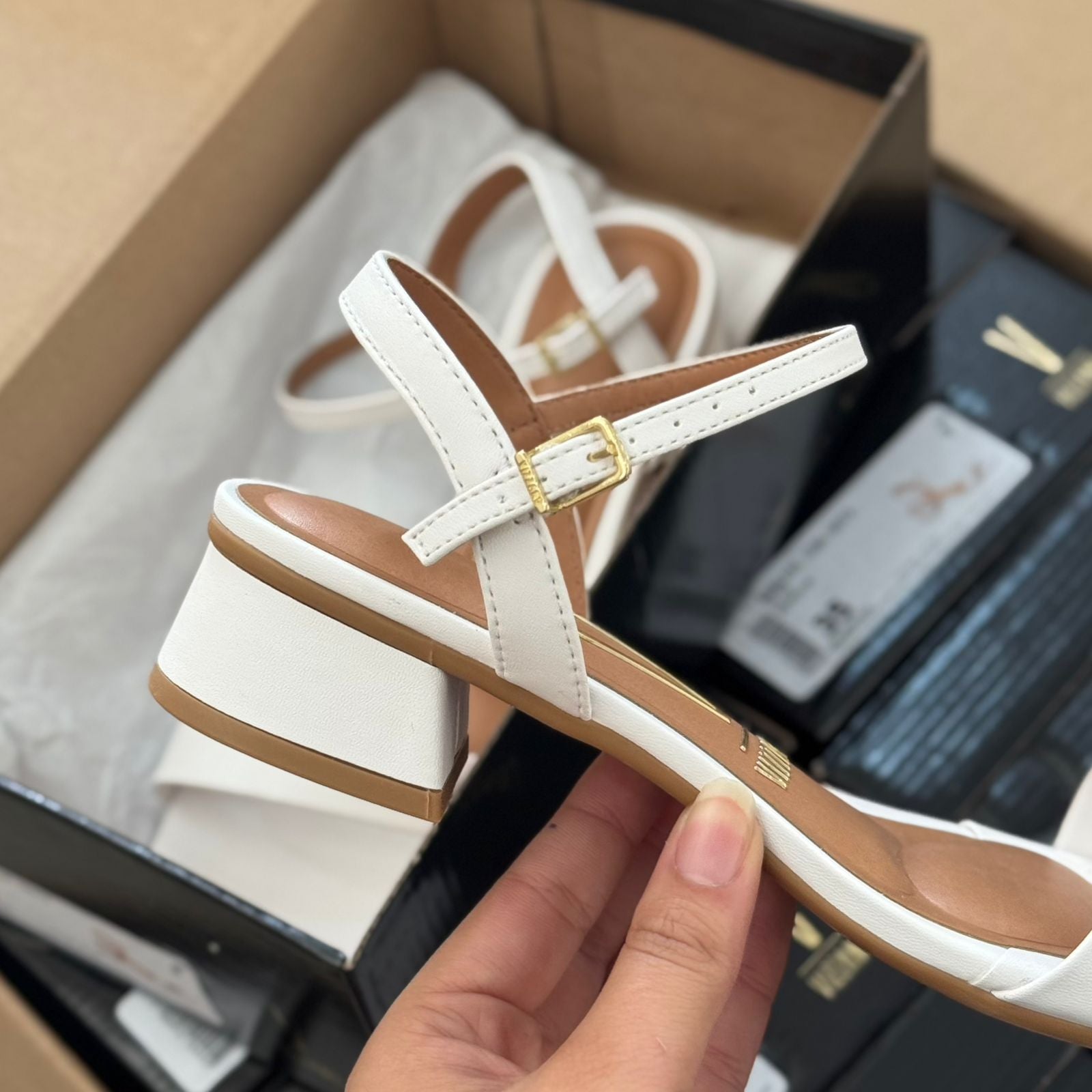 Sandália Vizzano Rasteiro Salto Bloco 6454.111