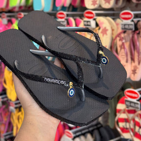 Havaianas Slim Square Sparkle + Pin Grátis