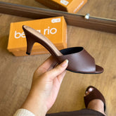 Sandália Mule Beira Rio Salto Fino Baixo 8308.1438