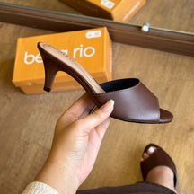 Sandália Mule Beira Rio Salto Fino Baixo 8308.1438