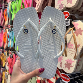 Havaianas Square + Pin Olho Grego Pendurado