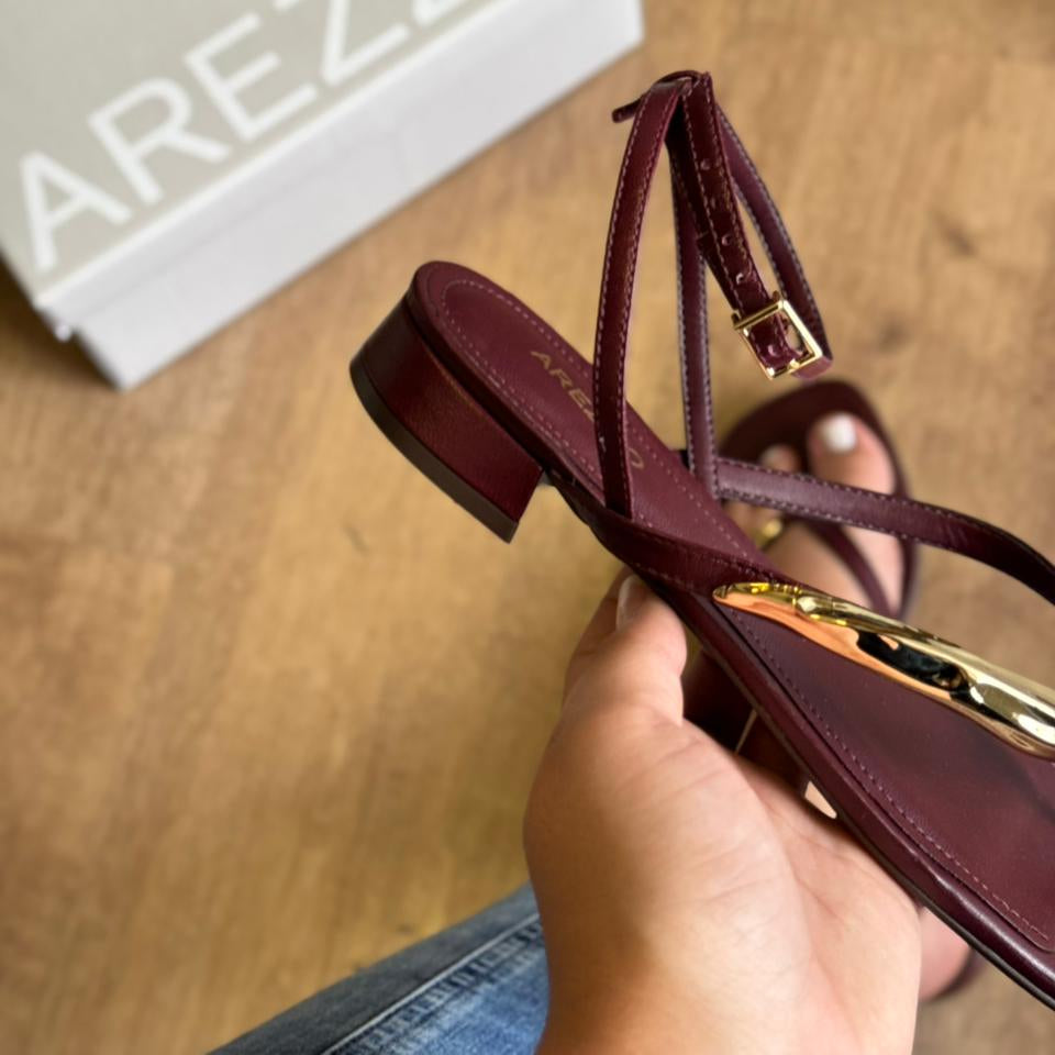 Sandália Arezzo de Salto com Detalhe na Tira A135610010