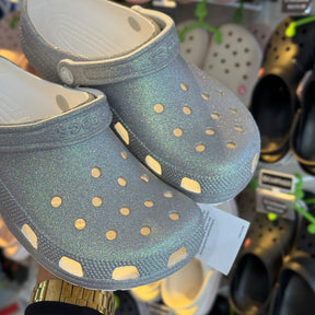 Crocs Classic Iridescent Glitter Clog