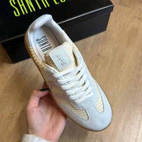 Tênis Santa Lolla Camurça Recortes 056D.4C9C.035A