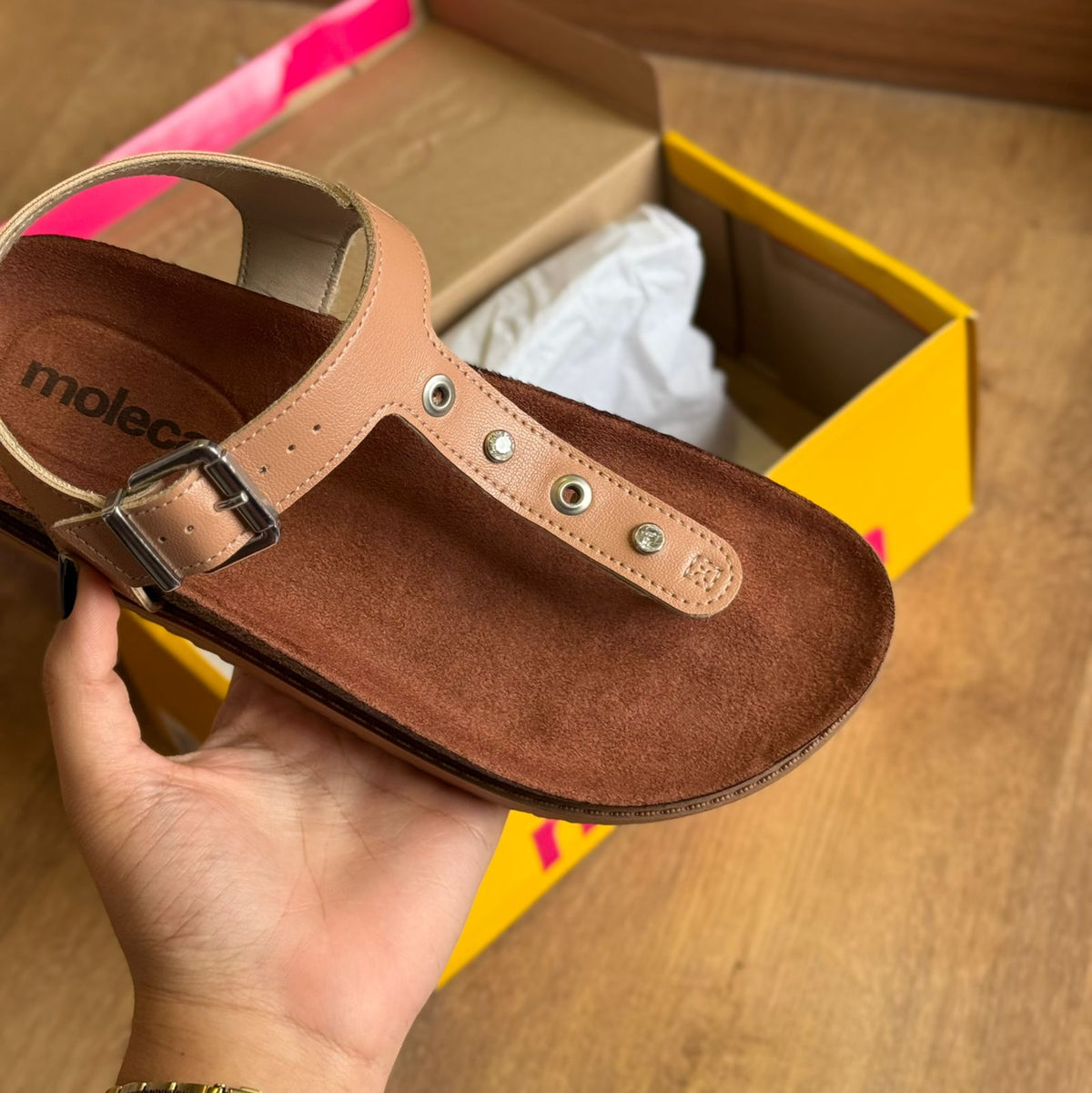 Sandália Papete Moleca Tratorada 5500.114