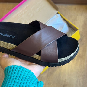 Sandália Moleca Papete em X 5500.215