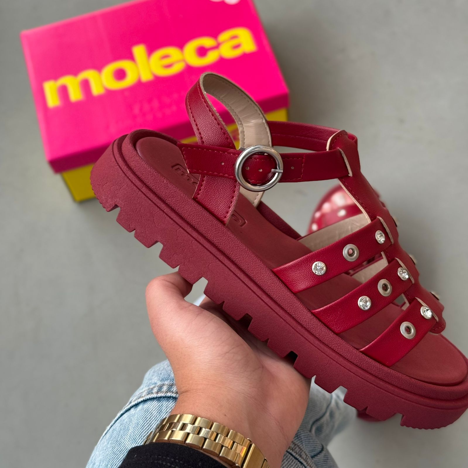 Sandália Moleca Tiras Finas 5504.115