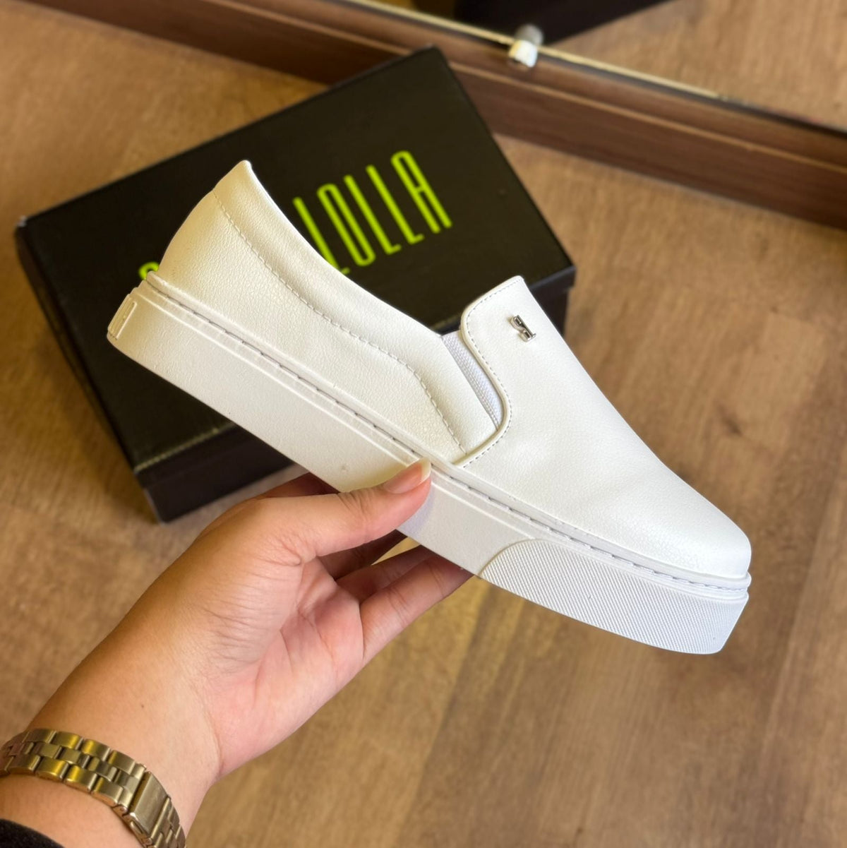 Tênis Santa Lolla Slip On Tecido  01AC.11E4