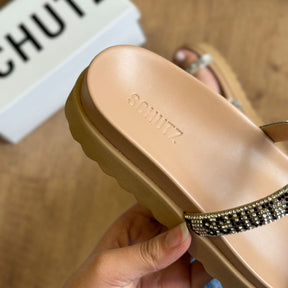 Sandália Schutz Papete Brilho S207330064