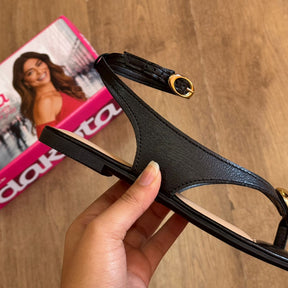 Sandália Dakota Rasteira Detalhe Circular Y8785