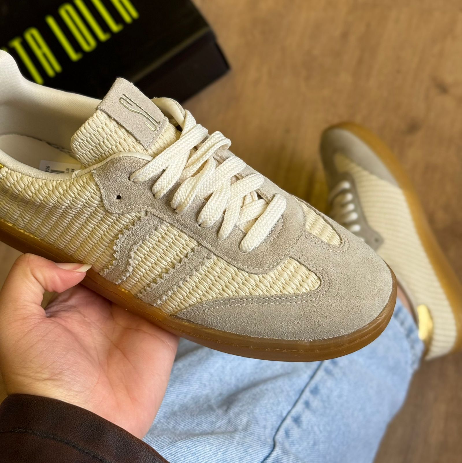 Tênis Santa Lolla Camurça Recortes 056D.4C9C.035A