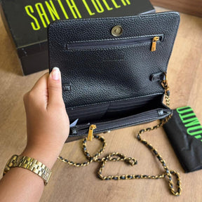 Bolsa Santa Lolla Carteira Pequena Alça Correntada 0470.5119.037B