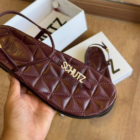 Sandália Schutz Detalhe Letreiro da Marca S215640421