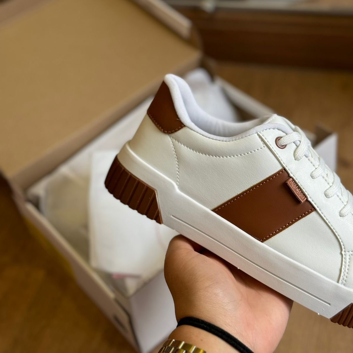 Tênis Ana Capri Sola Estruturada Listra Lateral C304830008