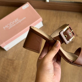 Sandália Modare Salto Bloco Fivela 7172.124