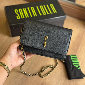 Bolsa Santa Lolla Carteira Pequena Alça Correntada 0470.5119.037B