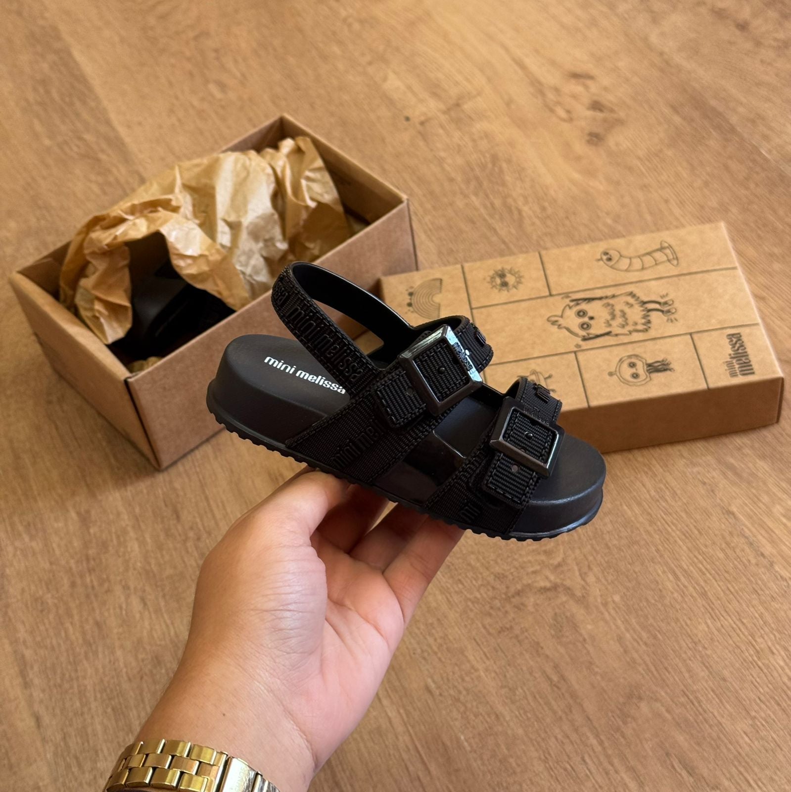 Sandália Mini Melissa Cozy M-Lover Baby 37501