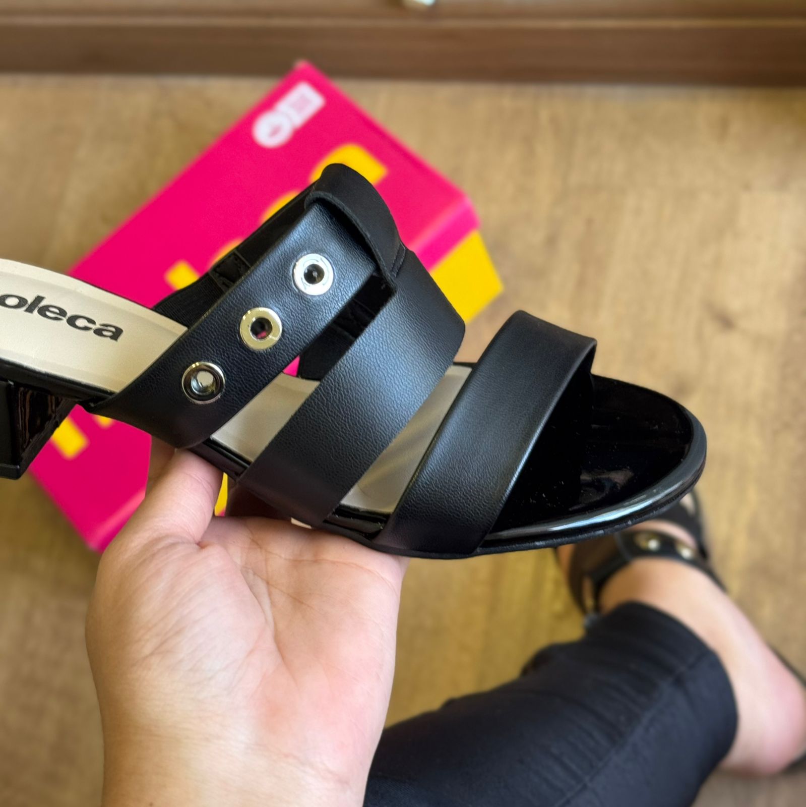 Sandália Moleca Salto Bloco 5259.879